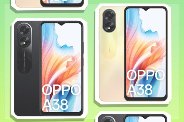 9PR: OPPO A38, 128GB in Glowing Black and Glowing Gold