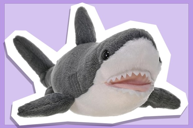 9PR: Wild Republic Great White Shark Plush, 33cm
