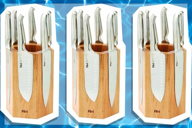 9PR: Furi Pro Magnetic Hexagonal 7-Piece Knife Block Set