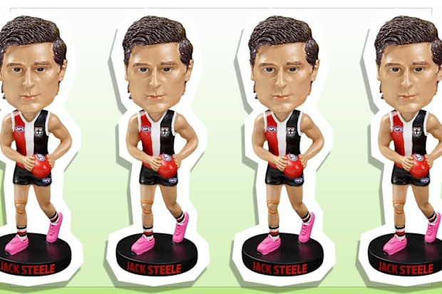 9PR: AFL St Kilda Saints Jack Steele Bobblehead Figure