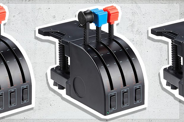 9PR: Logitech G Pro Flight Throttle Qudrant, Black