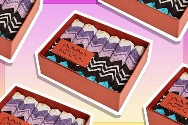 9PR: Missoni Home Giacomo Zigzag Towels, set of six