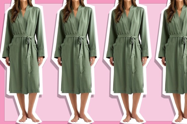 9PR: Lison Modal Sleep Robe in Green