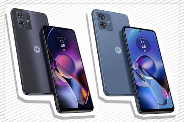 9PR: Motorola G54, Midnight Blue and Indigo Blue