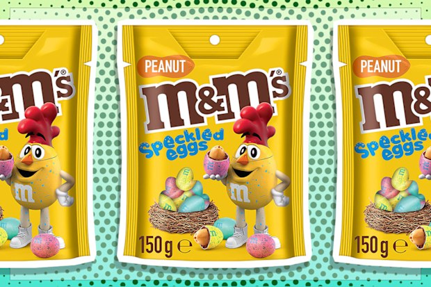 9PR: M&M's Peanut Milk Chocolate Speckled Easter Eggs Share Bag, 150g