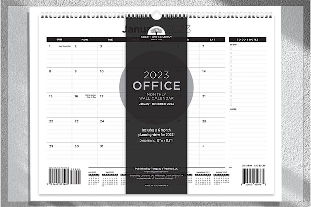 9PR: 2023 Business Wall Calendar