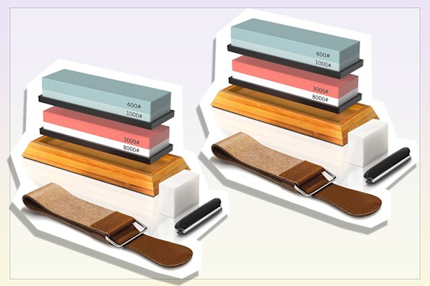 9PR: BRITOR Knife Sharpening Stone Kit