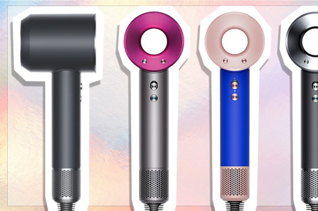 9PR: Dyson Supersonic Hair Dryer, Iron/Fuchsia, Blue/Blush and Black/Nickel