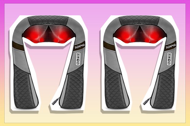 9PR: Renpho Neck Back Massager with Heat, Shoulder Massager with Electric Deep Tissue Kneading Massage. 