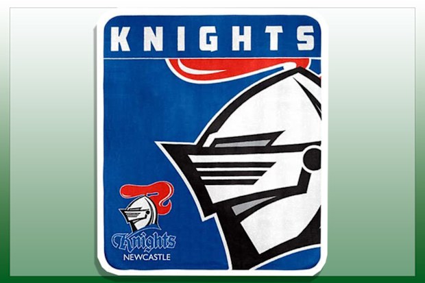 9PR: NRL Knights Throw Rug