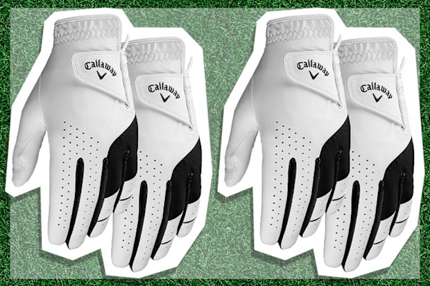 9PR: Callaway Men's Premium Japanese Synthetic Golf Gloves, two-pack