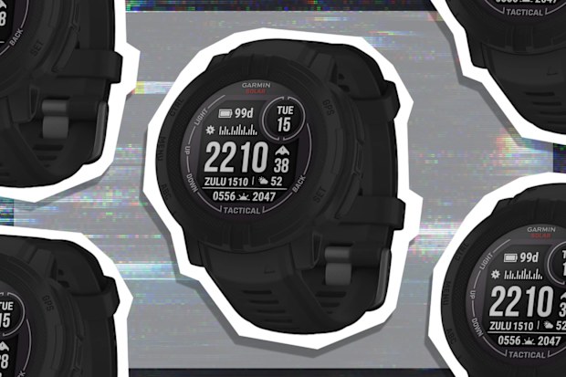 9PR: Garmin Instinct 2 Solar, Tactical Edition, Black, Rugged GPS Smartwatch