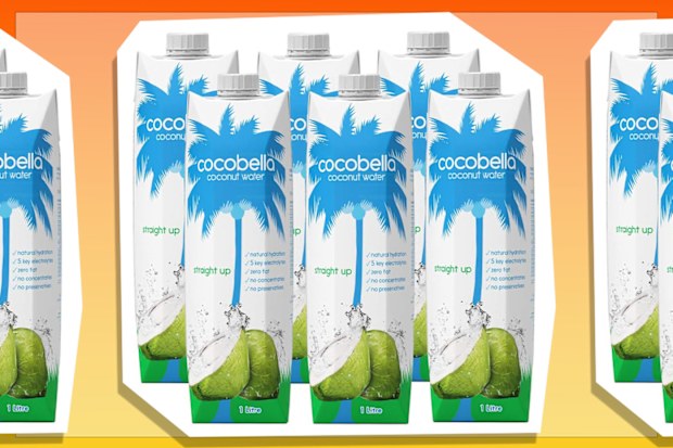 9PR: Cocobella Coconut Water Straight Up, 6 x 1L