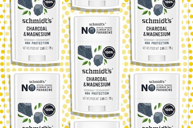 9PR: SCHMIDT'S Natural Deodorant Stick 75g, Charcoal & Magnesium