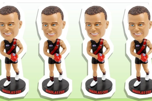 9PR: AFL Essendon Bombers Nikolas Cox Bobblehead Figure