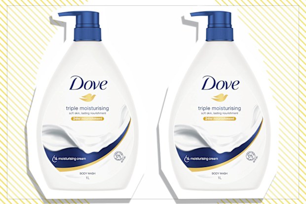 9PRl Dove Triple Moisturising Body Wash, 1L
