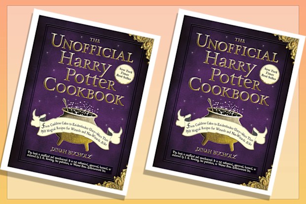 9PR: The Unofficial Harry Potter Cookbook: From Cauldron Cakes to Knickerbocker Glory, by Dinah Bucholz book cover