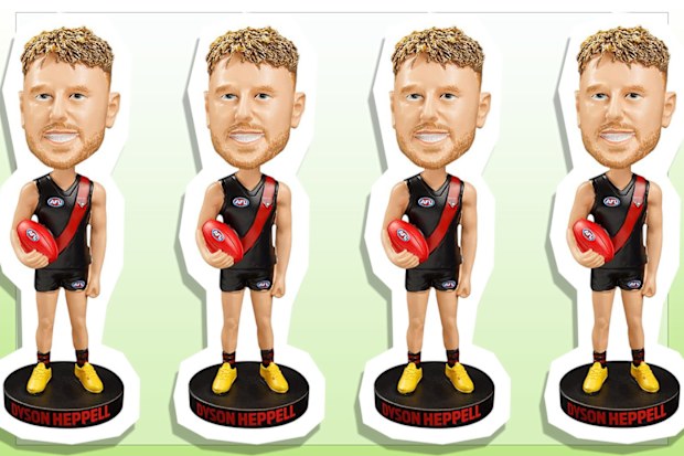 9PR: AFL Essendon Bombers Dyson Heppell Bobblehead 