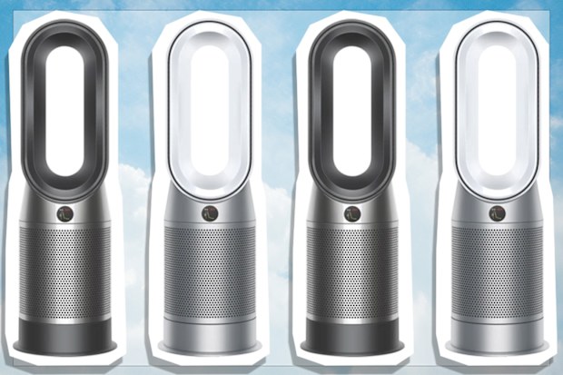 9PR: Dyson Purifier Hot+Cool, Black and Nickel, and White and Silver
