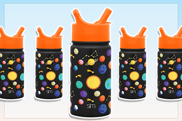 9PR: Back to school water bottles simple modern 