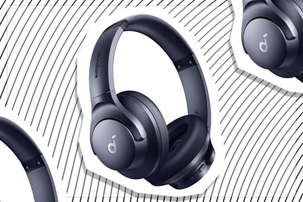 9PR: Soundcore by Anker Q20i Hybrid Active Noise Cancelling Headphones, Blue
