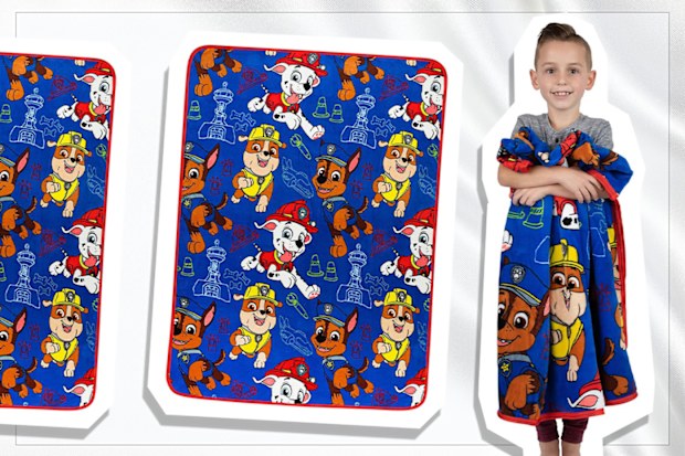 9PR: Franco Kids Plush Paw Patrol Throw Blanket