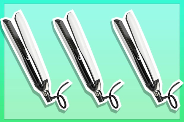 9PR: ghd Platinum+ Styler, Smart Hair Straightener, White