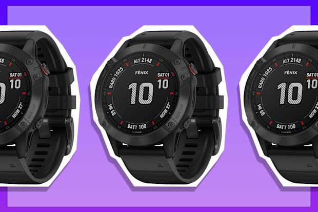 9PR: Garmin Fenix 6 Pro, Premium Multisport GPS Smartwatch, Black With Black Band