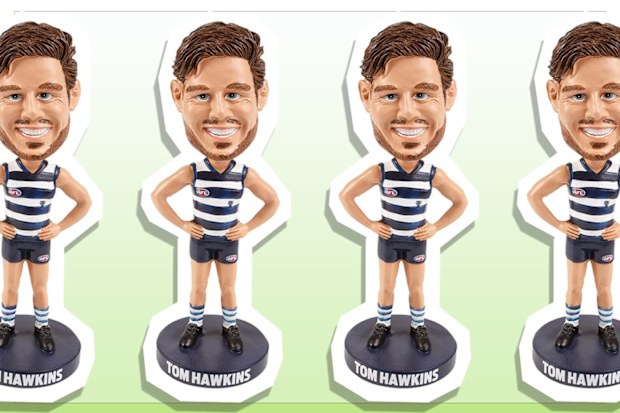 9PR: AFL Geelong Cats Tom Hawkins Bobblehead