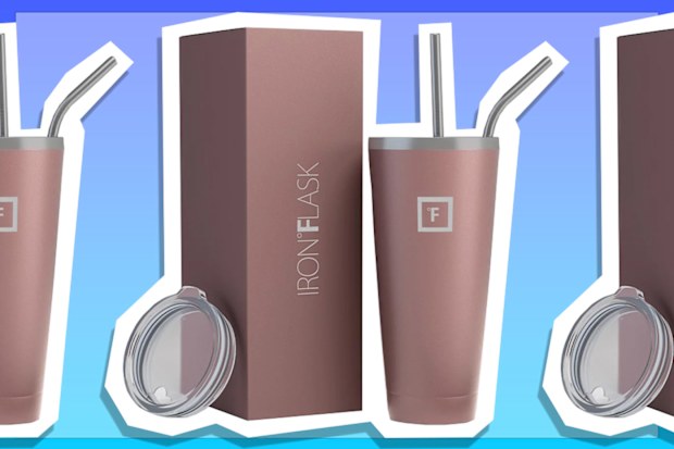 9PR: iWorld Iron Flask, 950mL, Rose Gold