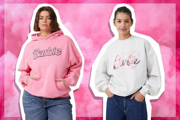 9PR: Cotton On Barbie Crew Sweatshirt and Cotton On Barbie Hoodie