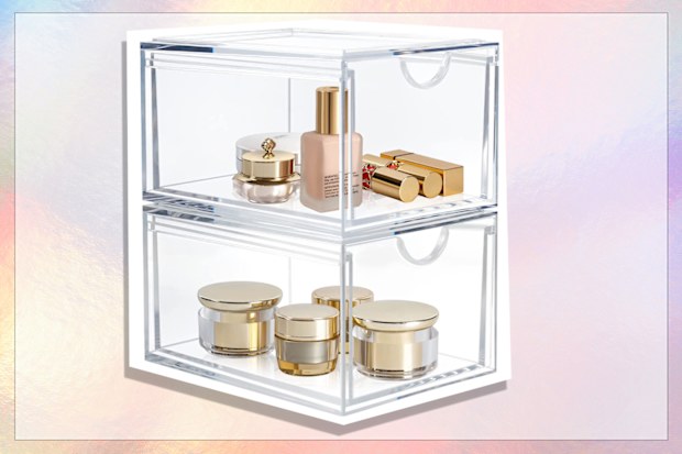 Affordable makeup storage