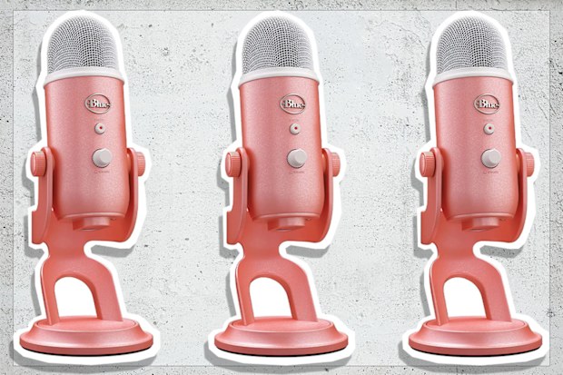 9PR: Logitech for Creators Blue Yeti Premium USB Gaming Microphone, Special Edition Finish - Pink Dawn