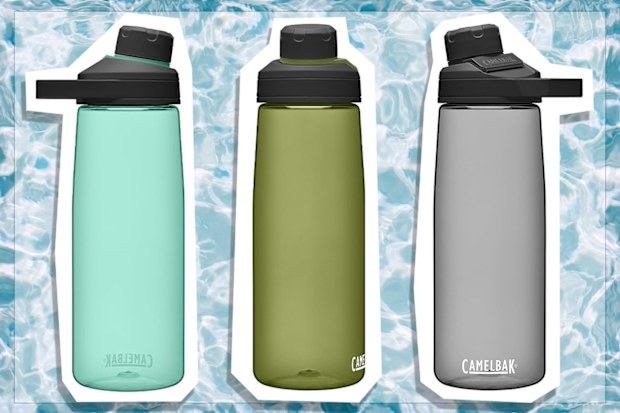 9PR: CamelBak Chute Plastic Bottle, 750mL, Coastal, Olive and Charcoal