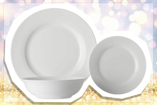 9PR: Maxwell & Williams White Basics European Rim Dinner Set