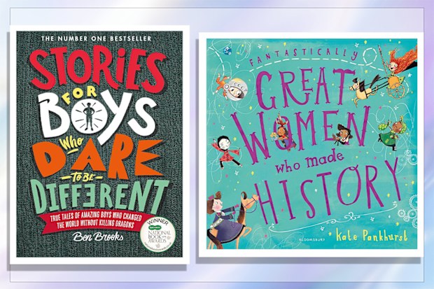 9PR: Fantastically Great Women Who Made History, by Kate Pankhurst and Stories for Boys Who Dare to be Different, by Ben Brooks book covers