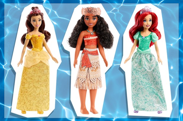 9PR: Disney Belle Princess Doll,  Disney Moana Princess Doll and Disney Ariel Princess Doll