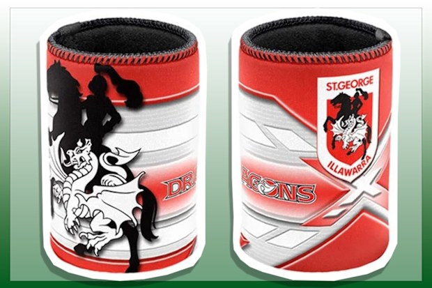 9PR: St George Dragons NRL Team Logo Stubby Holder