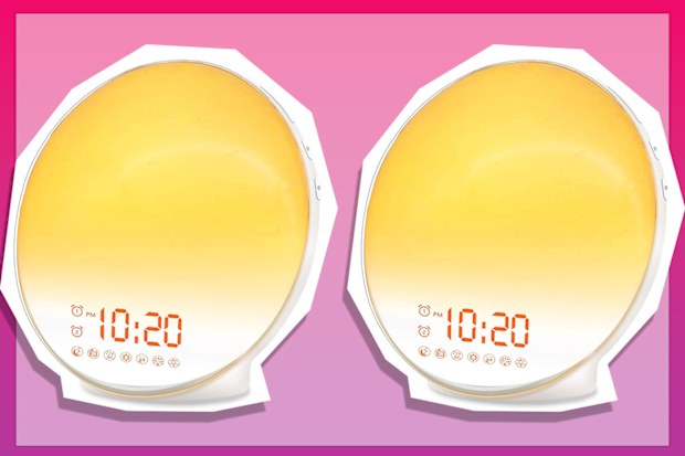 9PR: Wake Up Light Sunrise Alarm Clock for Kids, Heavy Sleepers, Bedroom, with Sunrise Simulation, Sleep Aid, Dual Alarms, FM Radio, Snooze, Nightlight, Daylight, 7 Colors, 7 Natural Sounds