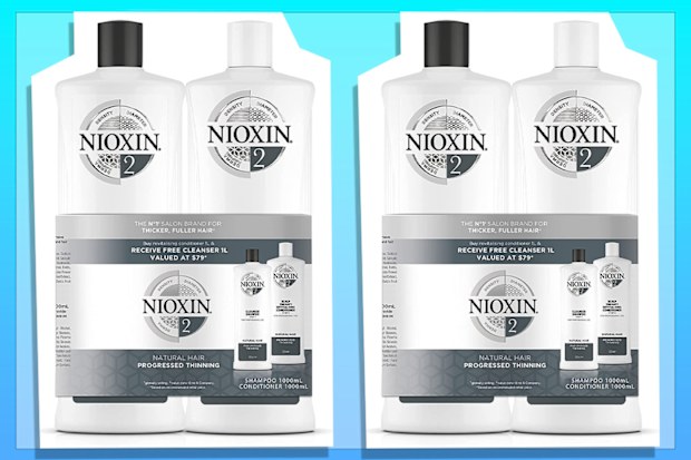 NIOXIN System 2 Duo Pack, Cleanser Shampoo + Scalp Therapy Revitalising Conditioner