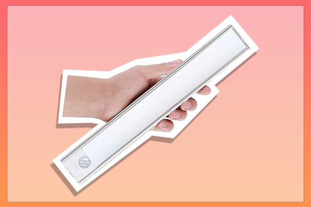9PR: Hand holding LED light strip