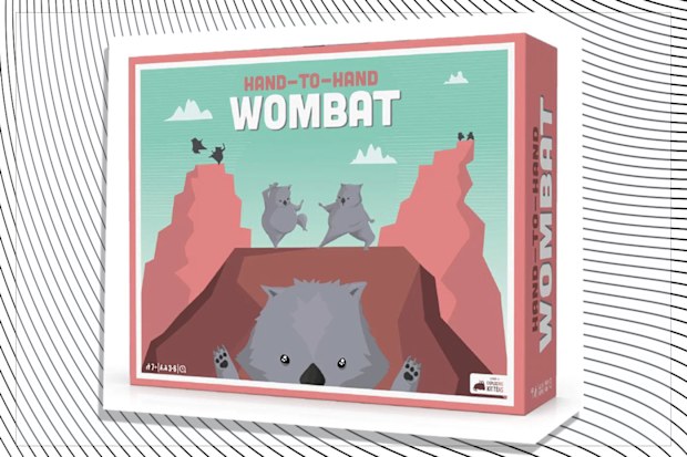 Hand-to-Hand wombat family board game cover