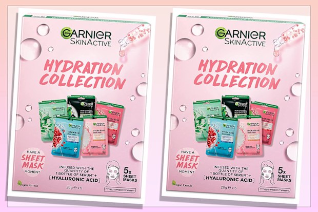 9PR: Garnier sheet masks