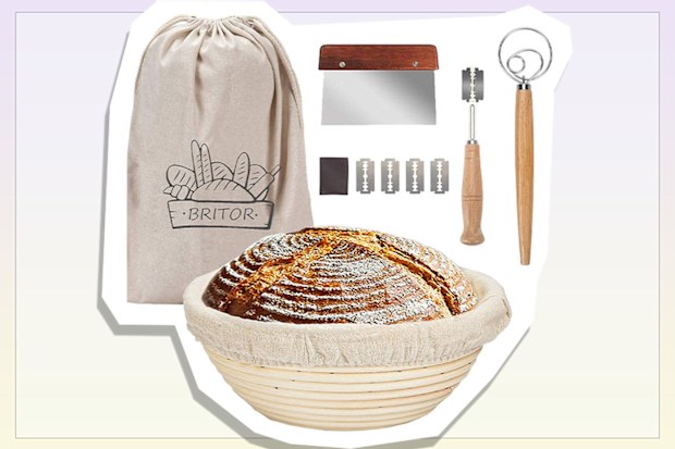 9PR: BRITOR Bread Proofing Basket Kit