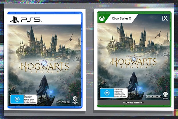9PR: Hogwarts Legacy game cover for PlayStation 5 and Xbox Series X