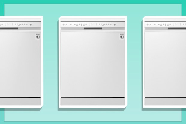 9PR: LG QuadWash White Dishwasher.