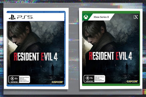 9PR: Resident Evil 4 game cover for PlayStation 5 and Xbox Series X