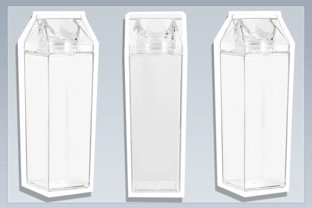 9PR: Box Sweden 1L Crystal Fridge Beverage Bottle with Lid, 2 pack