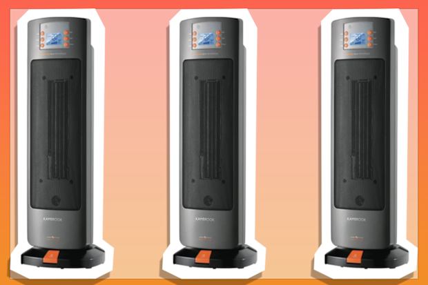 9PR: Kambrook Ceramic Tower Heater, Grey