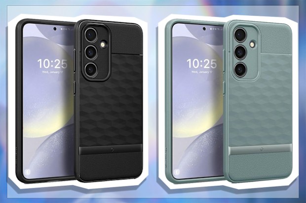 9PR: Caseology by Spigen Parallax 3D Hexa Cube Design Cover, Black and Sage Green